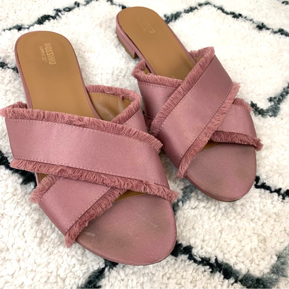 โจ5 FOR $25โจ Mossimo Supply Co Pink Slide sandals - Picture 2 of 4